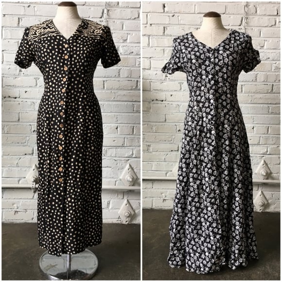 1990s 00s Dresses grunge floral